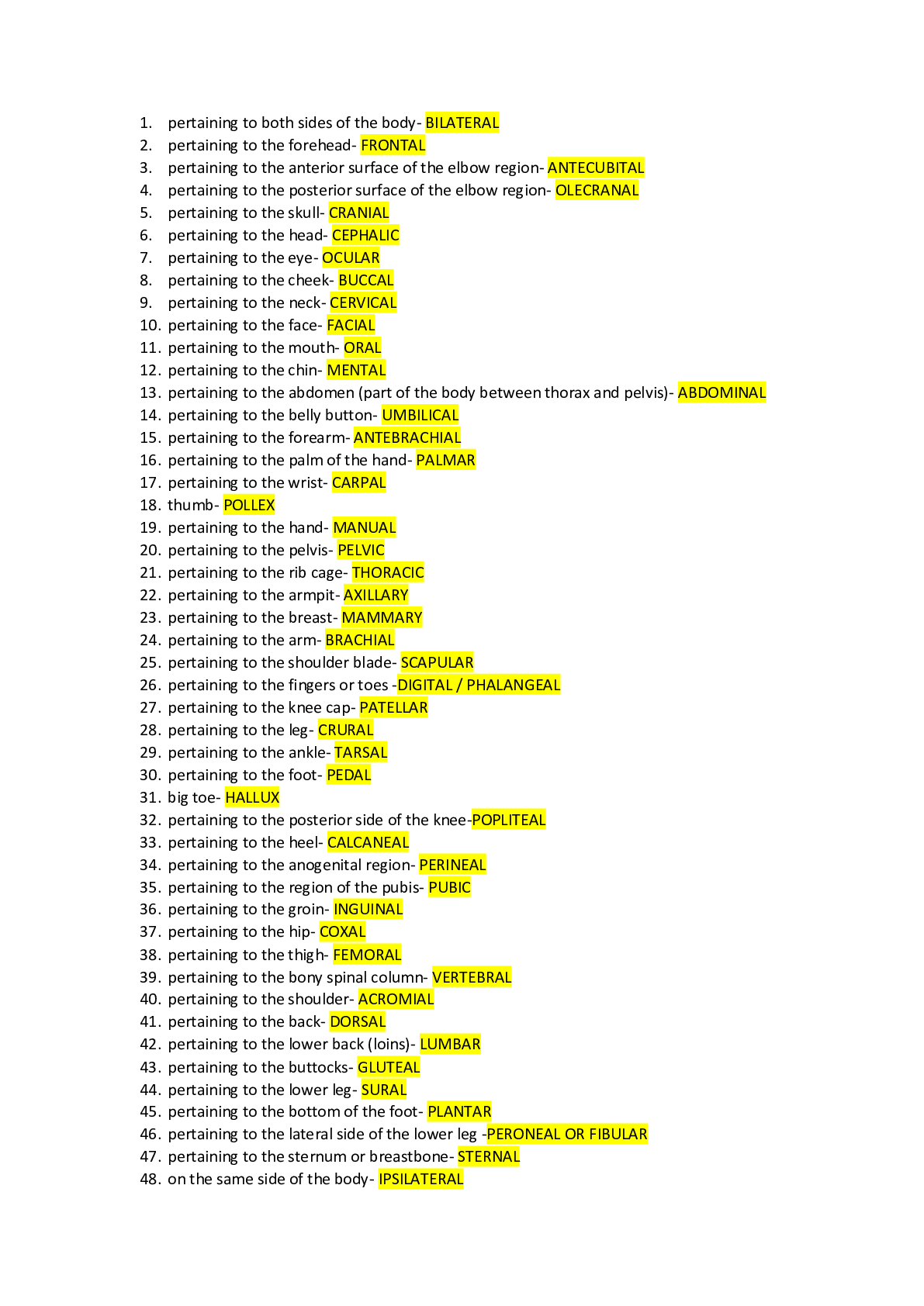 Preview image for ANATOMY AND PHYSIOLOGY I (EXAM #1) 100% CORRECT